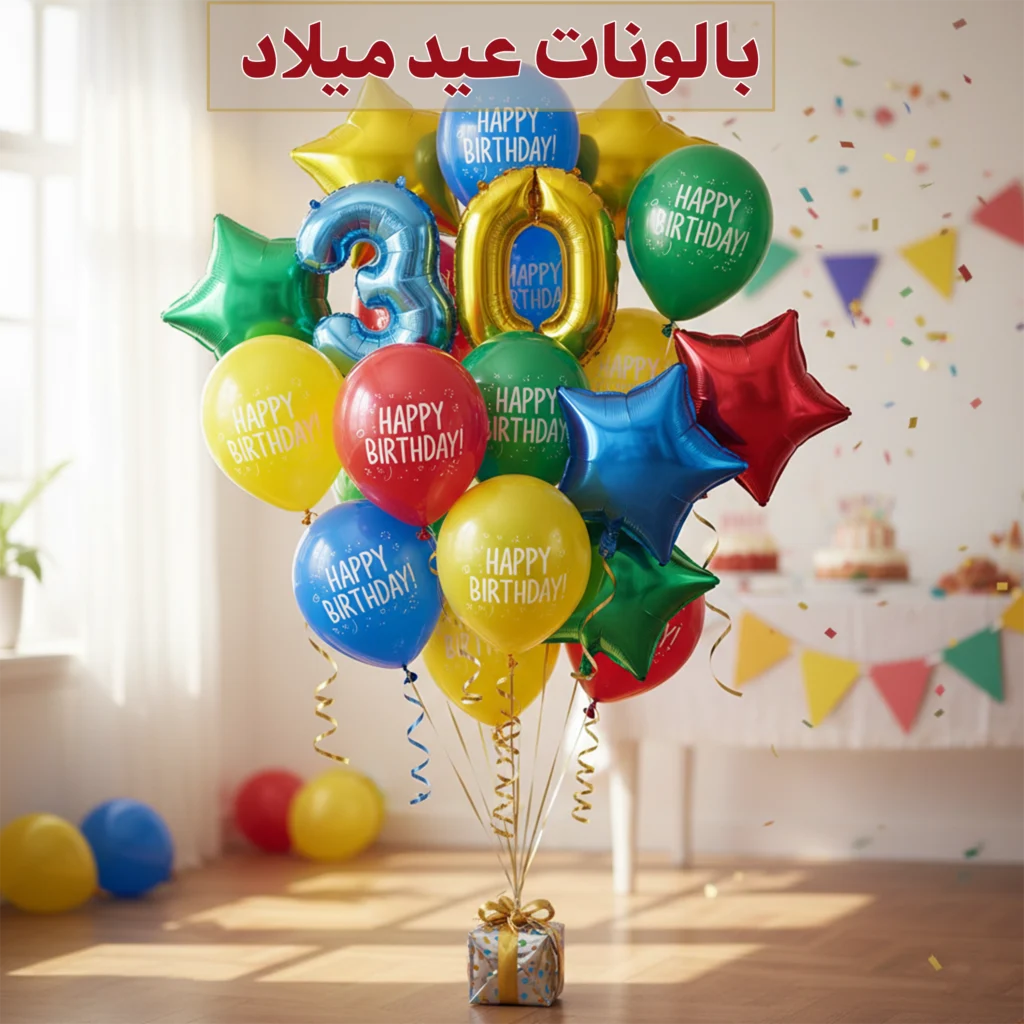 بالونات عيد ميلاد